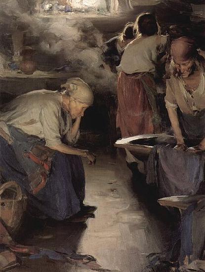 Ilja Jefimowitsch Repin The Washer Women oil painting image